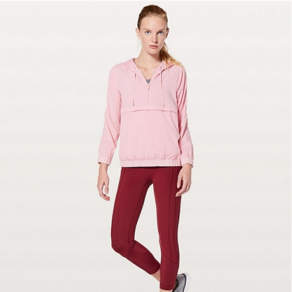 Lululemon Pack Light Pink 1/4 Zip Pullover